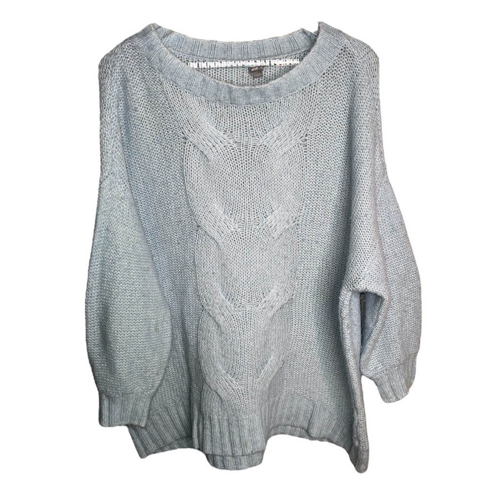 Aerie Balloon Sleeve Knitted Sweater Top